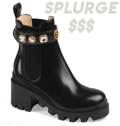 gucci boots with jewels dupe|high heel gucci boots women.